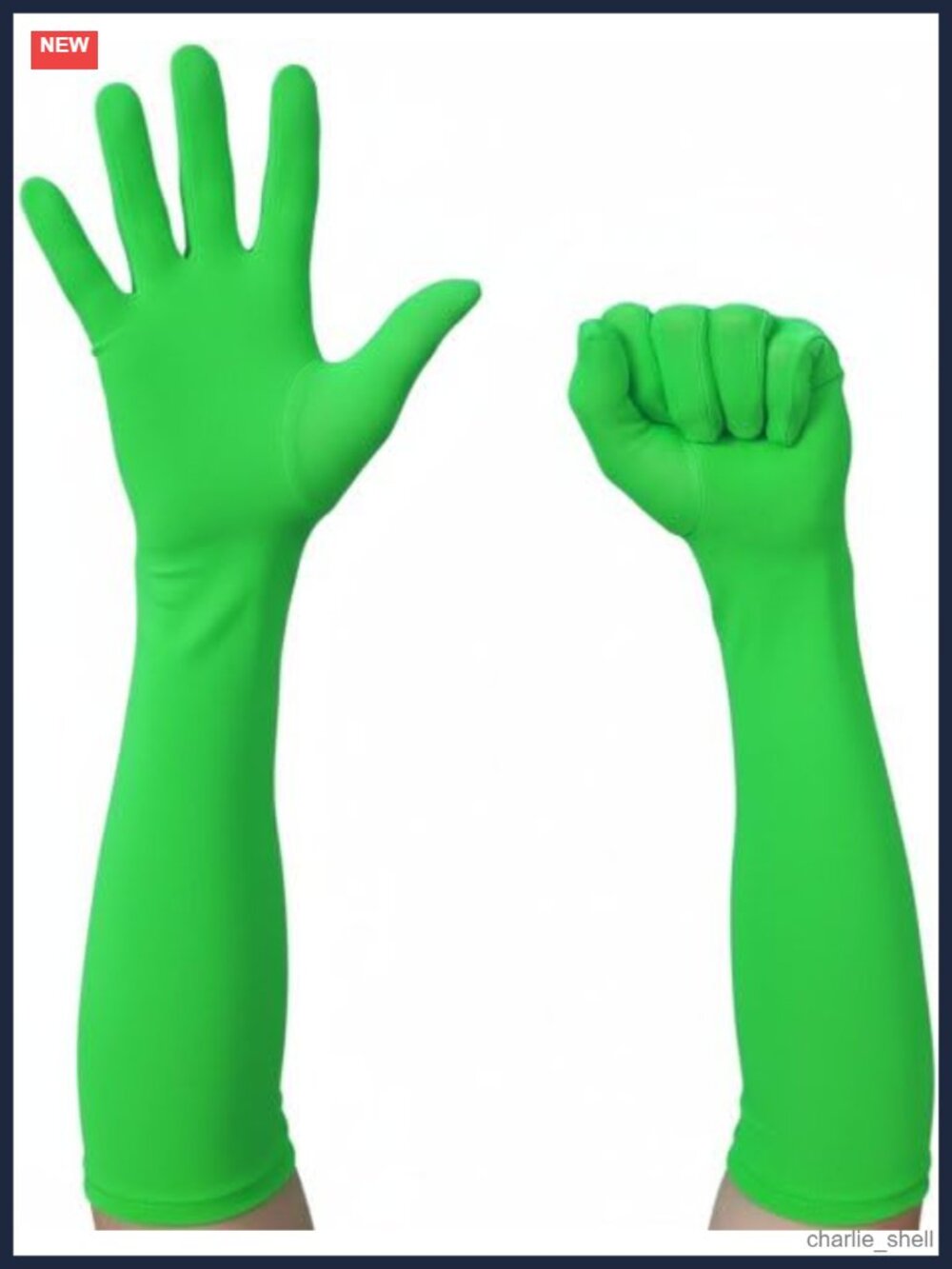 Tight Spandex Chroma Key Gloves Green Screen Photography Cosplay Opera Dance